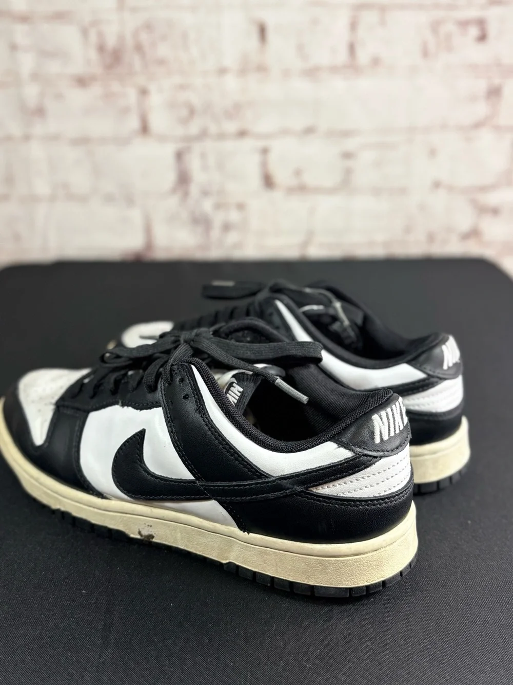 Nike Black and White Low-Top Sneakers